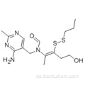 Prosultiamin Synonyme: (Propyldithio) -1-butenyl) - CAS 59-58-5